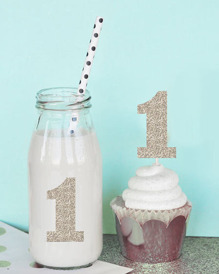 DIY pynt med sølv 1-tals klistermærker