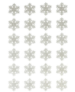 snefnug klistermærker til kreative vinter og jule projekter