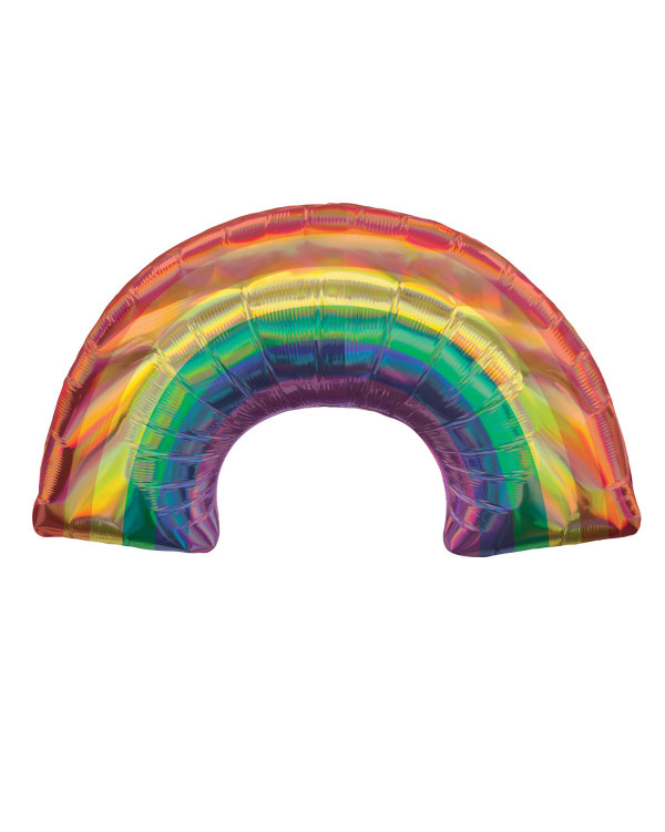 Kæmpe regnbue folie ballon