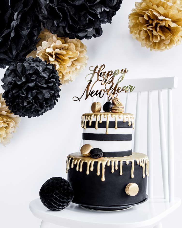 ”Let’s celebrate” guirlande - DIY - lækker pynt til nytår og andre fester