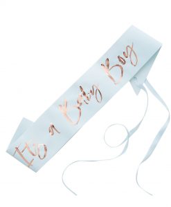 skærf til baby shower boy