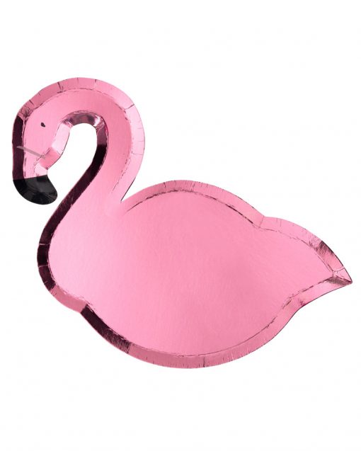 Pink flamingo tallerkener fra Meri Meri