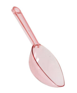 Lyserød ske til slik buffet