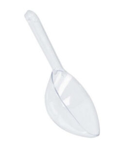 Gennemsigtig ske til slik buffet og candy bar