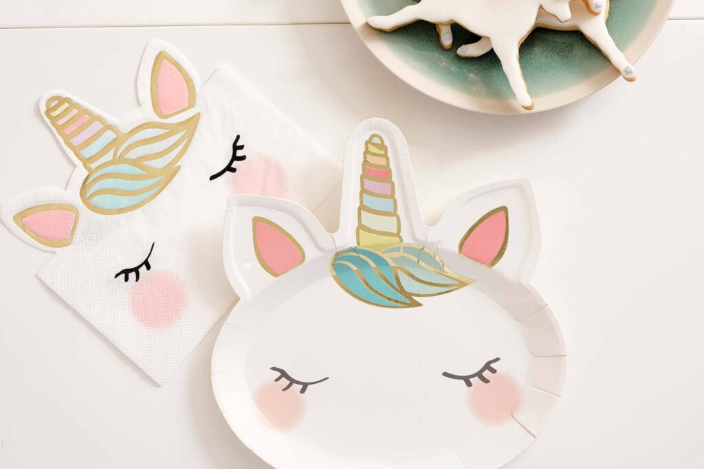 enhjørning pynt til fest