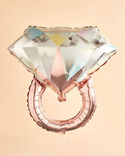 Forlovelsesring folieballon