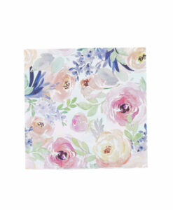 Små blomster servietter med water color look