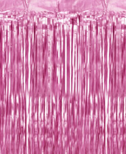 Lyserød glitter forhæng