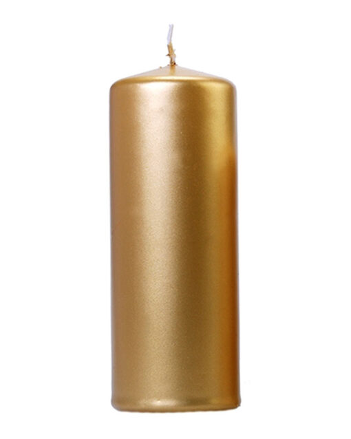 Guld bloklys 12 x 6 cm.
