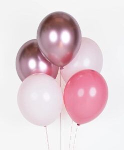 Rosa lyserød ballon mix