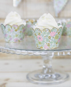 Liberty blomstrede cupcake wrappers