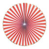 Rød og hvidstribede pin wheels - 3 stk.