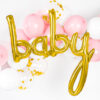 Guld "Baby" folie ballon