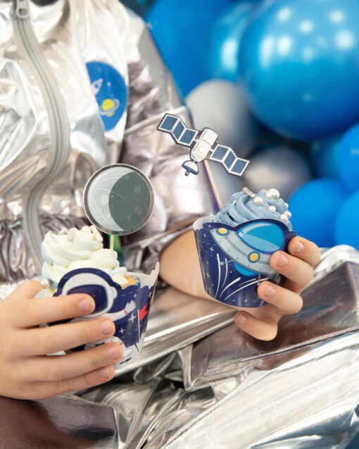 astronaut cupcakes til fødselsdag