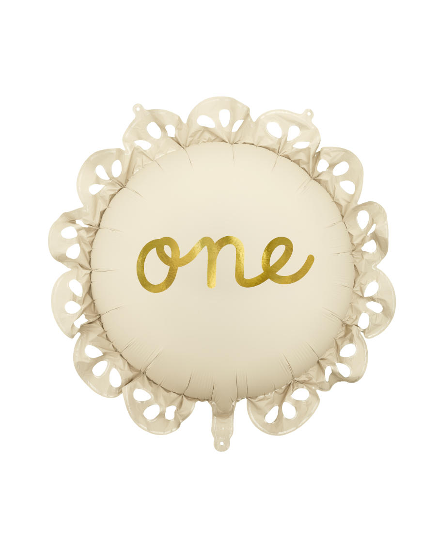 One folieballon med frynser