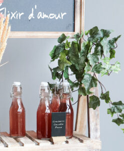 skilt til candy bar og drinks bar