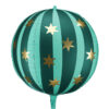 Turkis grøn rund cirkus folieballon
