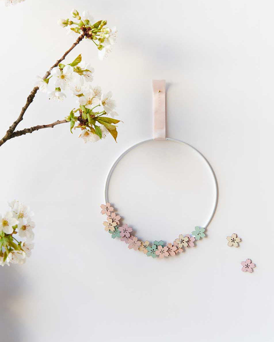 Pastelfarvet træ kirsebærblomst konfetti - Billede 2
