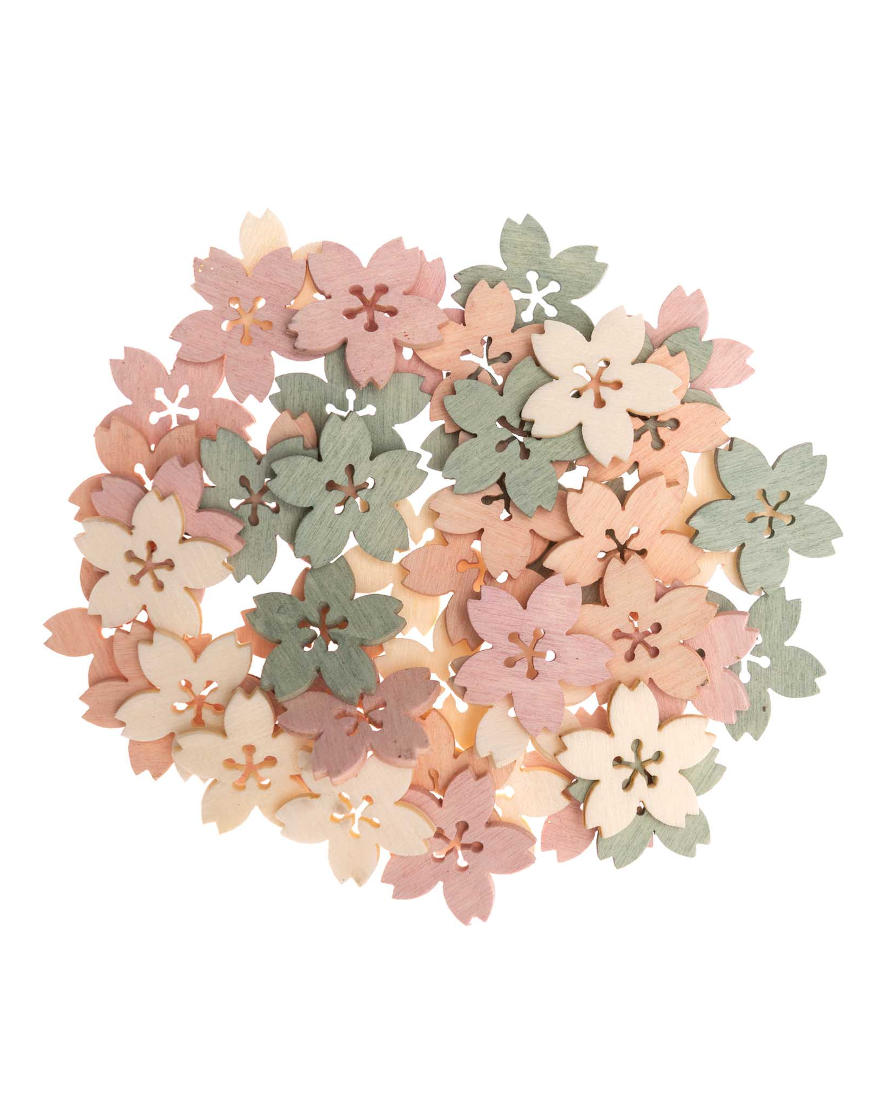Pastelfarvet træ kirsebærblomst konfetti
