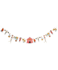 Guirlande med cirkus tema