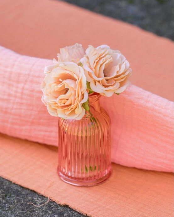 Lyserød mini vase - Billede 2