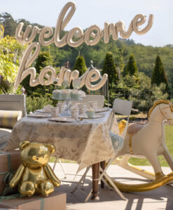 babyshower pynt pastel