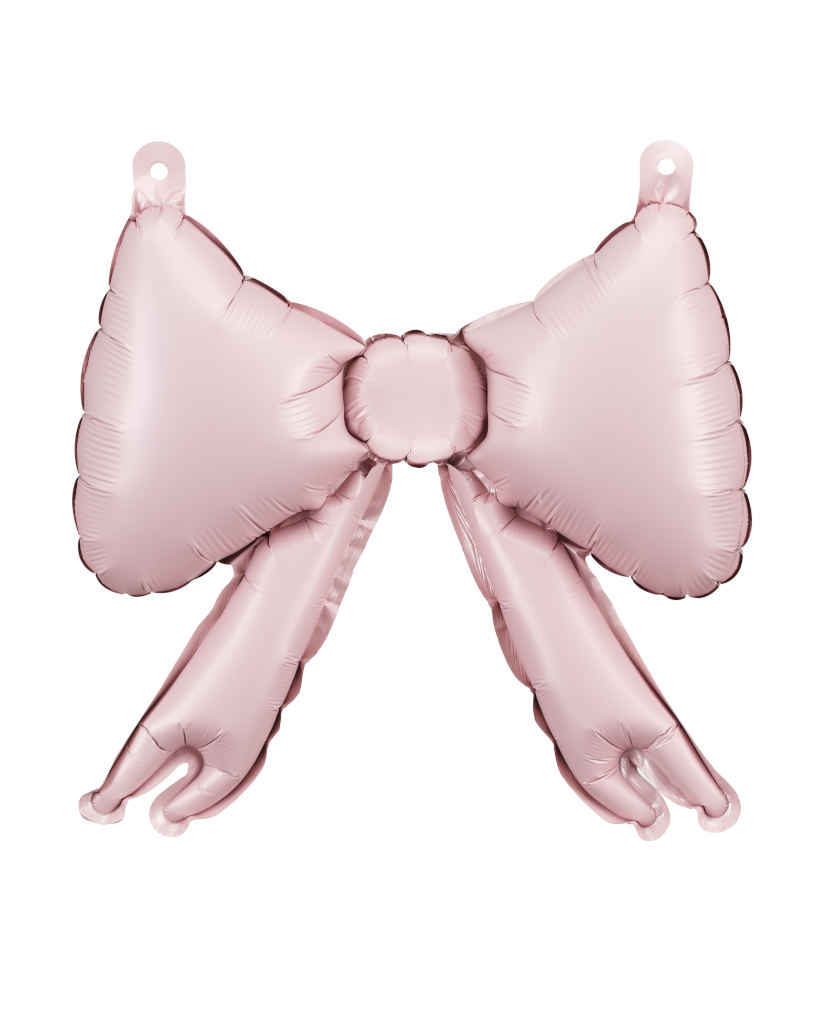 Lyserøde sløjfe balloner - 5 stk.