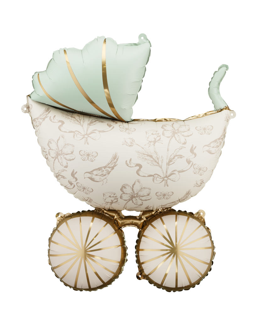 Vintage barnevogn folieballon