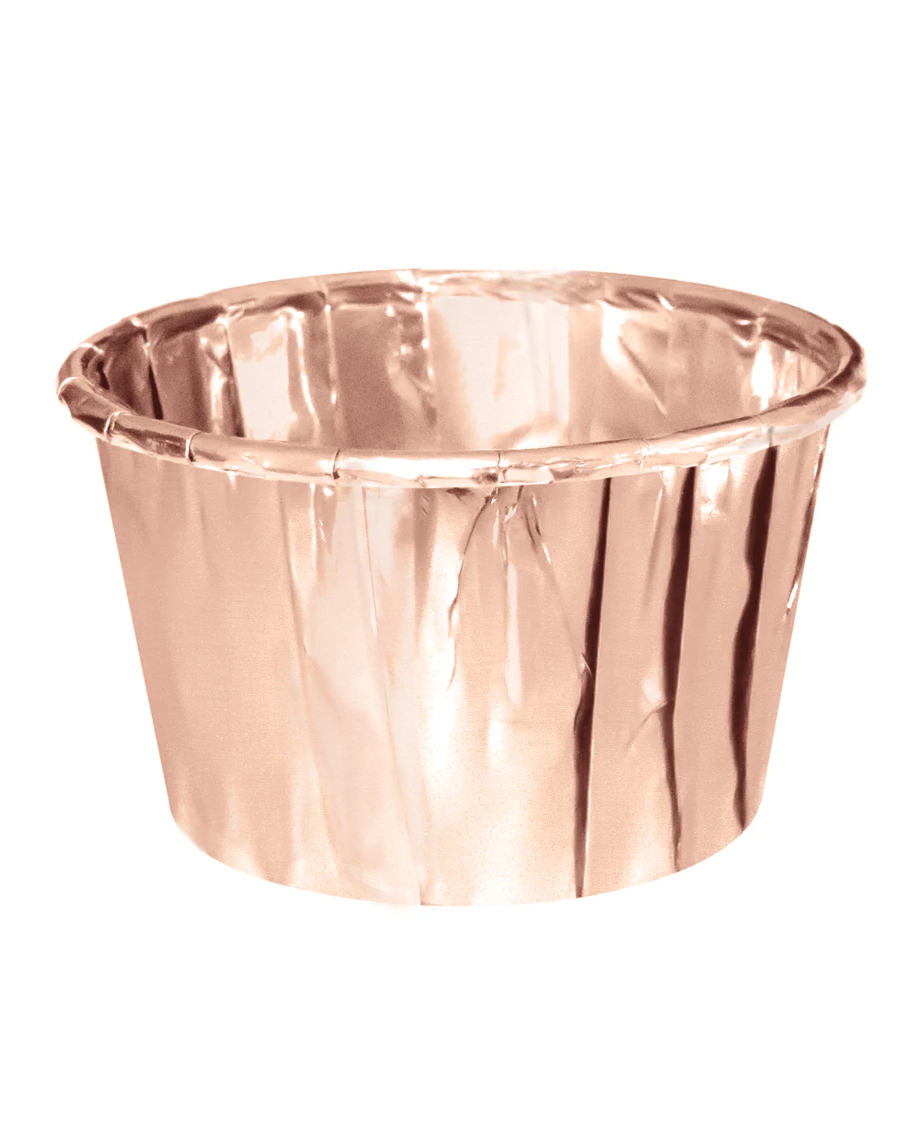 Rose gold cupcake forme