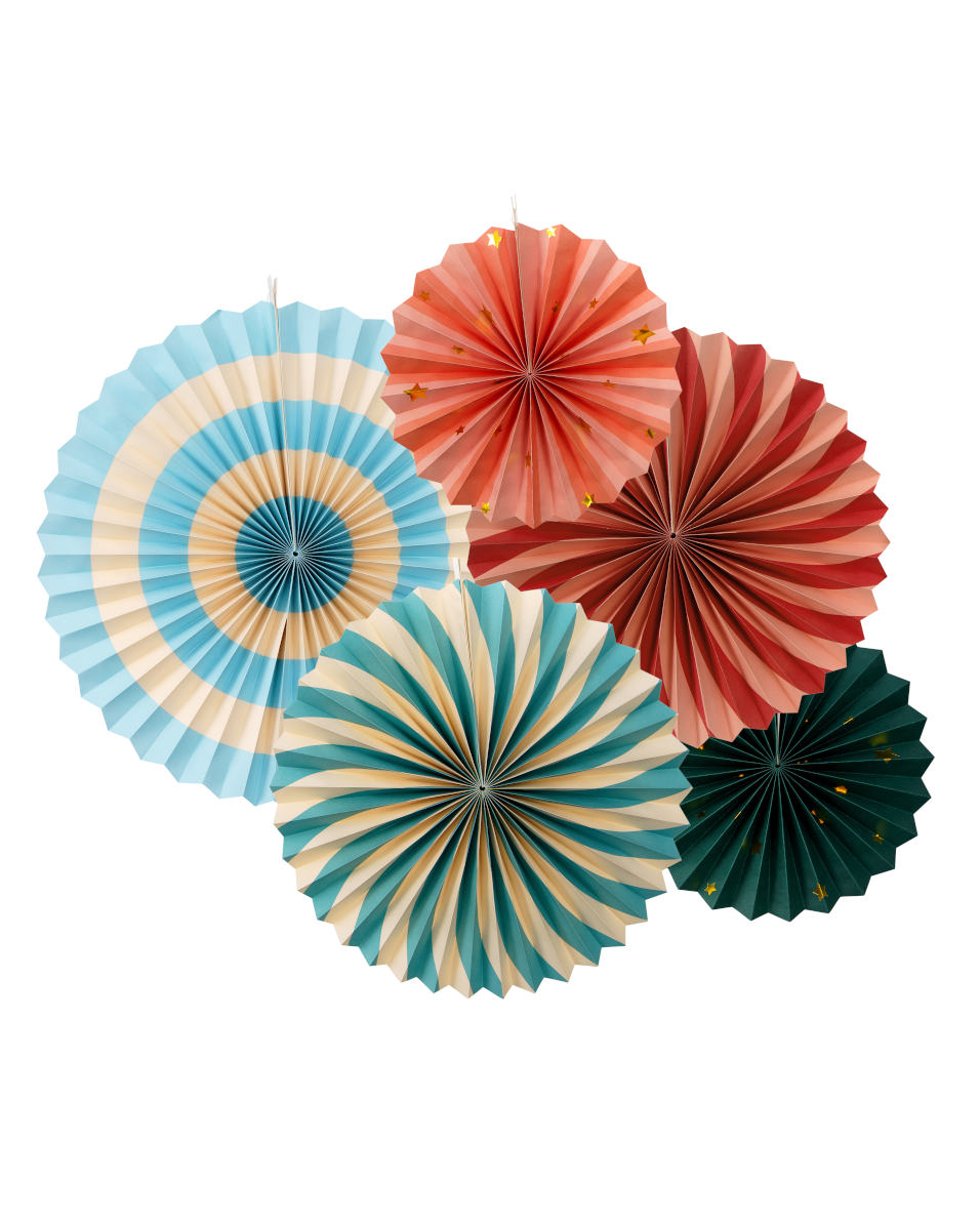 Farverige cirkus pin wheels – dekorative papvifter til cirkusfest og tivolitema