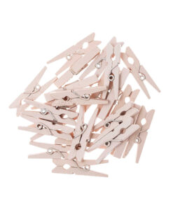 Mini klemmer - Blush pudderfarvet lyserød