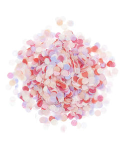 Mix af lyserød, fuchsia, lys lilla og rød konfetti