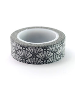 Sort og hvid masking tape